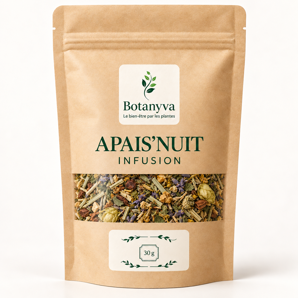 Apais’Nuit – Infusion relaxante Botanyva, vue du produit