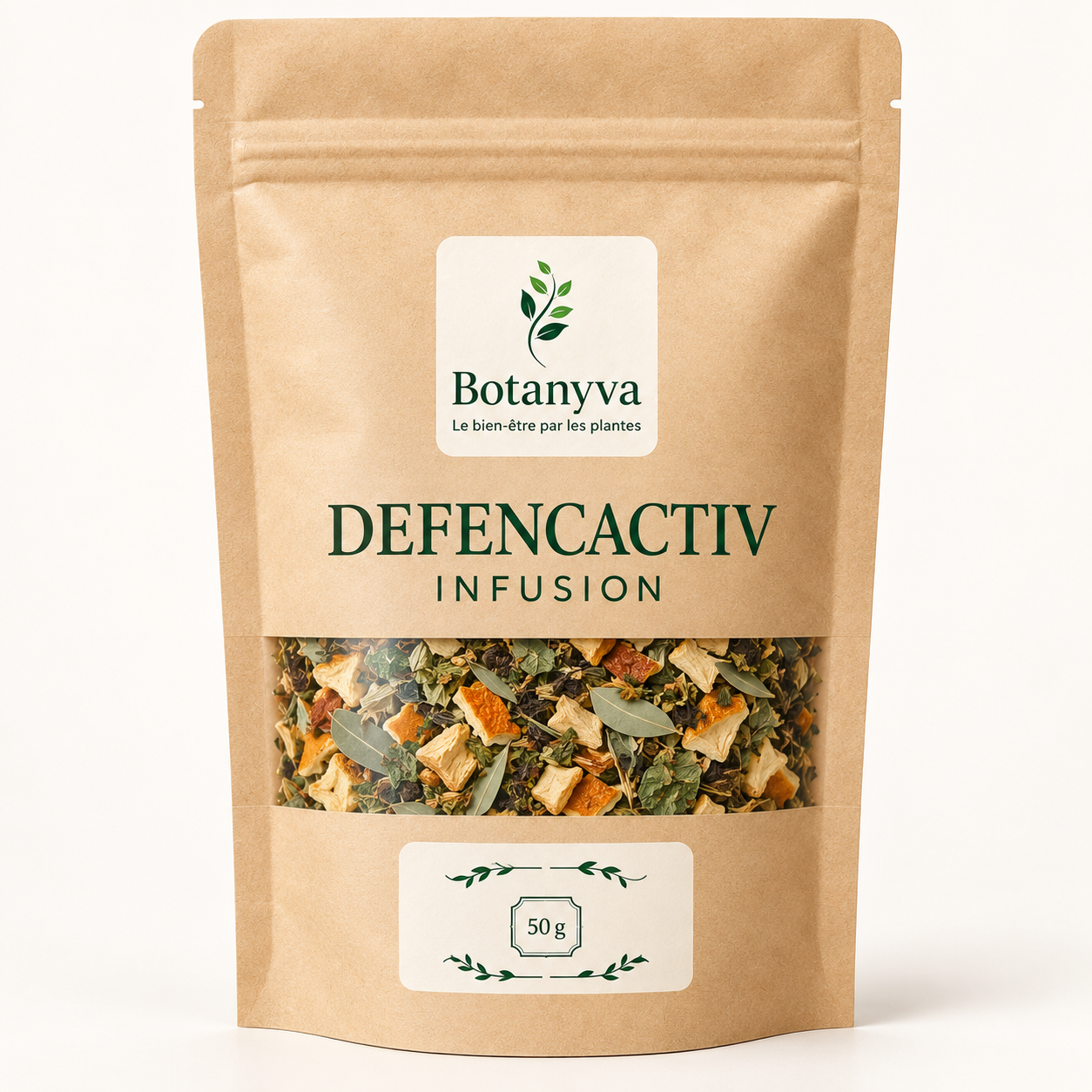 Defencactiv – Infusion Botanyva, vue du produit