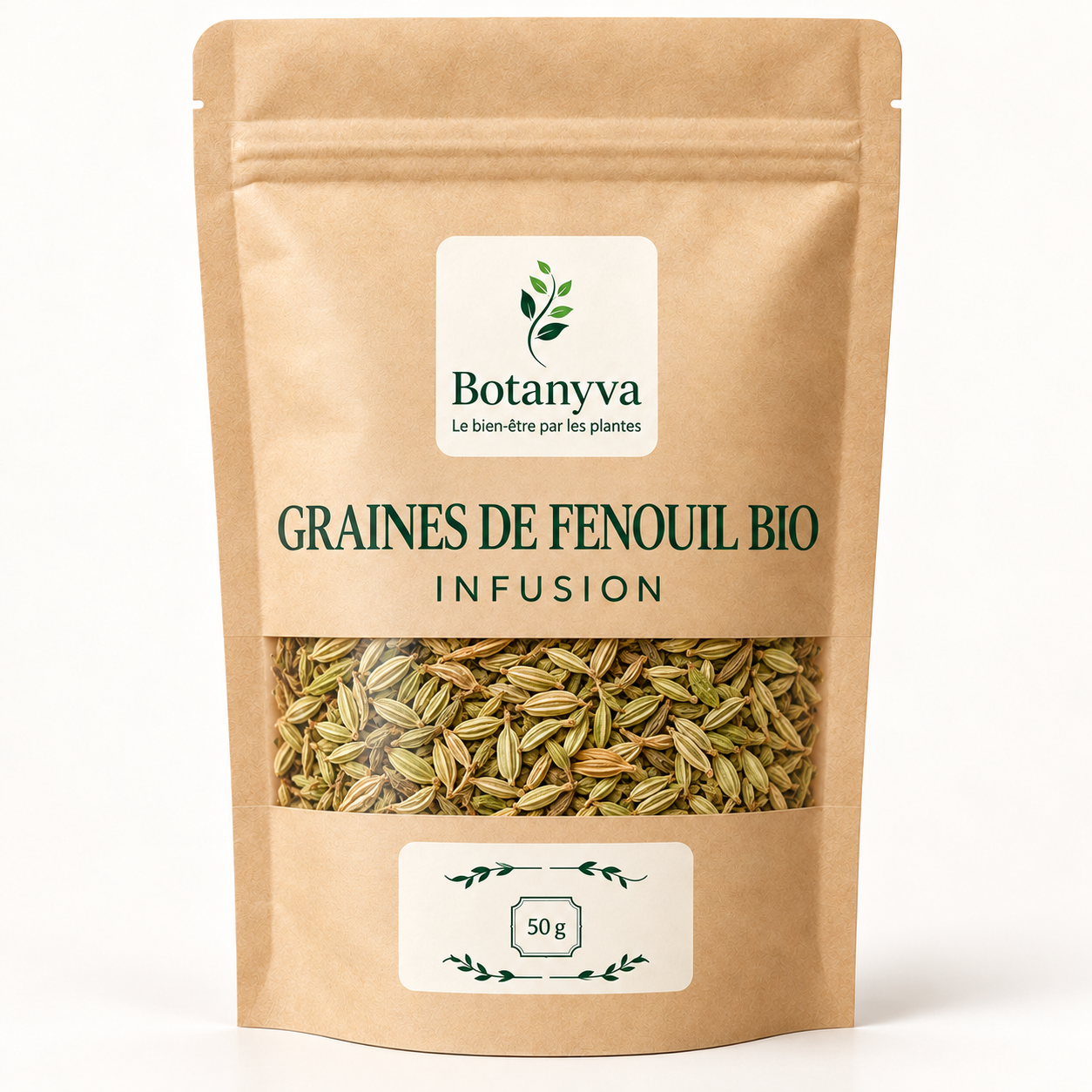 Graines de Fenouil Bio – Infusion Botanyva, vue du produit