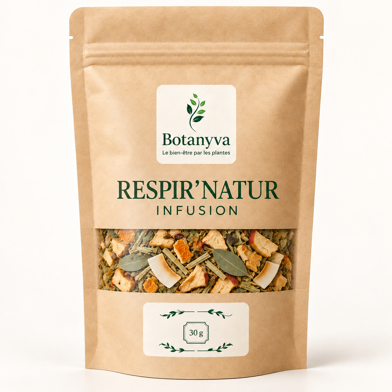 Respir’Natur – Infusion respiratoire Botanyva, vue du produit