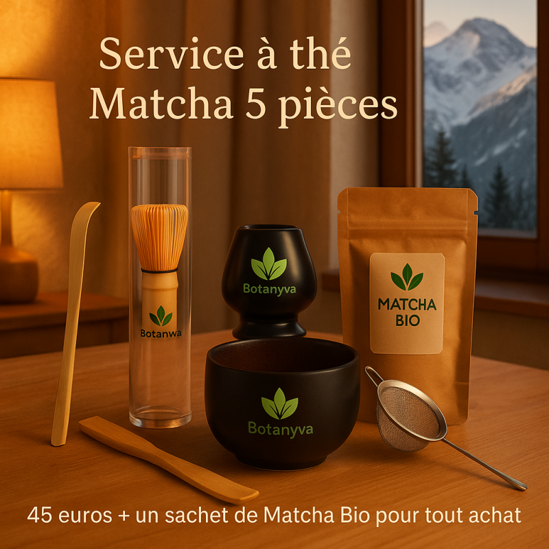 Service à thé Matcha Botanyva, vue du produit